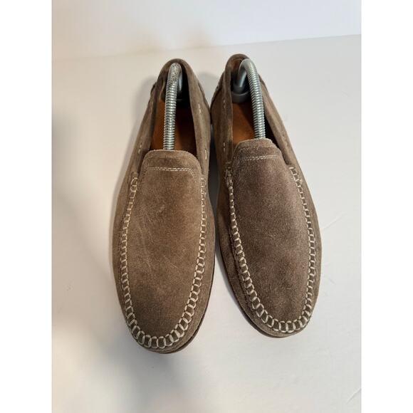 John Varvatos Suede Leather Slip On Mules Driving Loafers Mens Size 9 main image 5